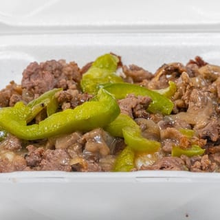 Pepper Steak with White Rice