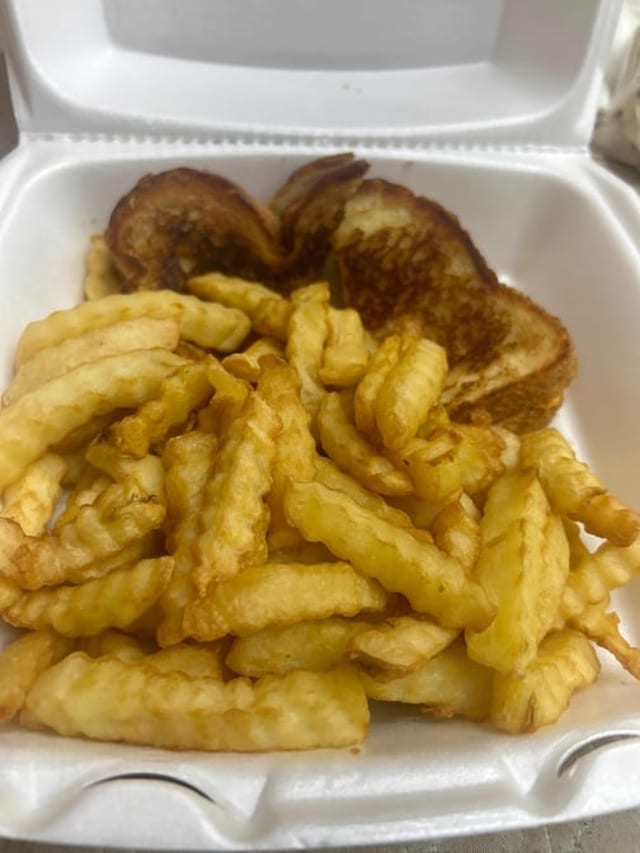 Grilled Cheese with Fries.