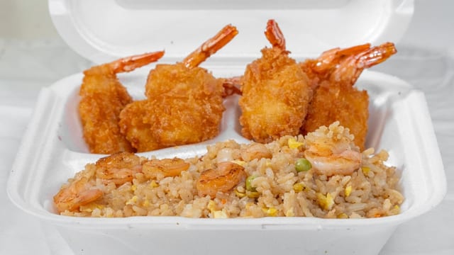 Shrimp Fried Rice & Shrimp.